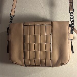 Simply Vera Vera Wang Beige Crossbody Bag